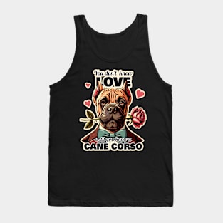 Cane Corso Valentine's day Tank Top